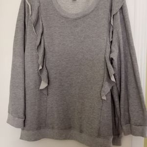 Plus Size Grey Sweater Womens t3X